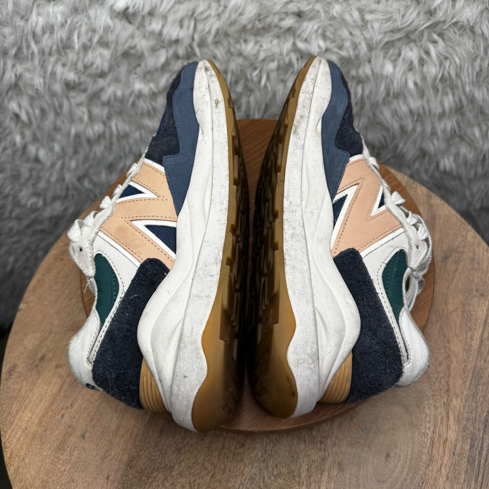 New Balance 57/40 Peacoat Sand Sneakers Men's Blue Shoes Intelligent Choice 9.5 - Picture 8 of 9